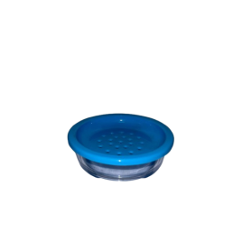 Porta sapone da appoggio juice azzurro per il bagno