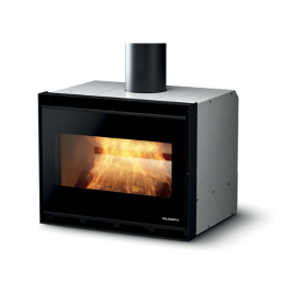 Inserto ecopalex gtm80 vi p  5 stelle a legna con ventilazione-canalizzazione