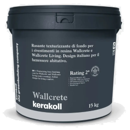 Wallcrete kg.15 rasante texturizzante di fondo per i rivestimenti in resina