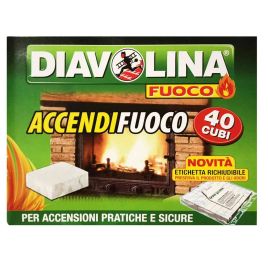 Accendifuoco diavolina 40 cubi conf. da 24 pz