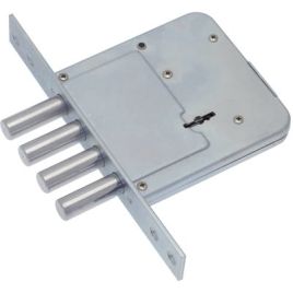 Serratura metallo infilare 454 sab b.q zinc f.mm 25 dm m4 h.cm 110 e.mm 60