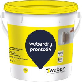 Weberdry pronto24 kg5 rosso guaina impermeabilizzante liquid