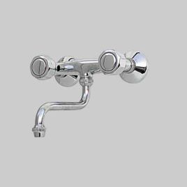 Gruppo lavello a muro c/inferiore