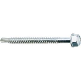 Vite autoperforante metallo ambrovit tecc zincata bianca mm 6,3x120 cf=pz 100