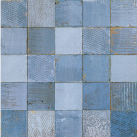 Cementi vesuviani azzurro 20x20 prima scelta  pacco da 1,040 mq spessore mm 10