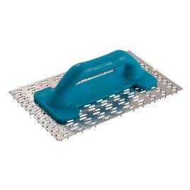 Rasatore a denti di lupo 15x25 per intonaco ft