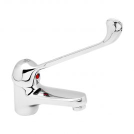 Monocomando lavabo con leva clinica serie ines (hydrall) cromo