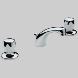 Batteria lavabo 3 fori cromo fromac