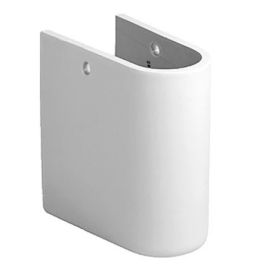 Duravit starck 3 semicolonna per lavabo in ceramica, colore bianco. l:17,0  p:28,5 cm