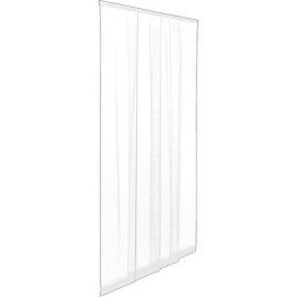 Zanzariera porta ecco strip a strisce irs poliestere bianco cm 140 h.cm 250