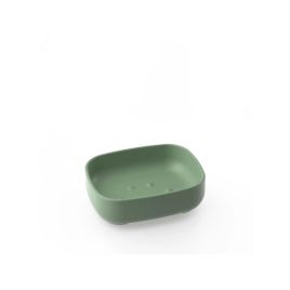 Porta sapone da appoggio pod verde cactus in ceramica