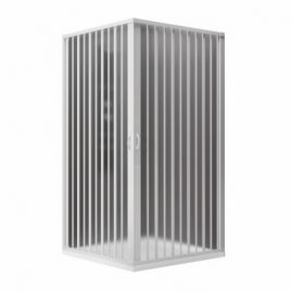 Box doccia 2 lati a soffietto rid. mod. rosy linea plisse cm 70 x 70