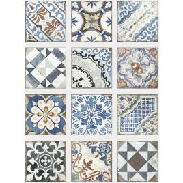 Gres porcellanato 20x20 agadir mix prima scelta spessore 7,2 mm pacco 1,52 mq