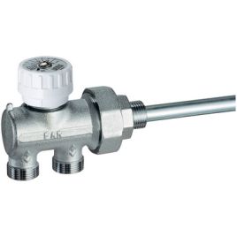 Valvola monostile manuale cromata far diametro 1" x 14 destra