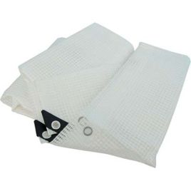 Telone occhiellato leno kristal hand trasparente gr/mq 160 mt 3x4
