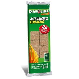 Accendigrill ecologico diavolina 24 cubi conf. da 24 pz