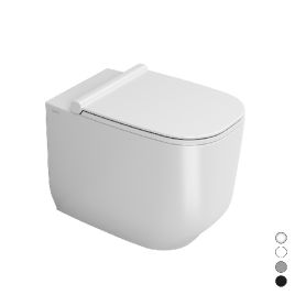 Vaso filo muro btw alba nero opaco