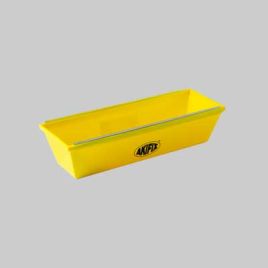 Vaschetta portastucco con lamelle pulisci spatola 30 cm