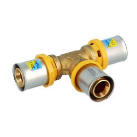 Raccordo a t a pressare per multistrato 26x26x26