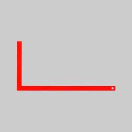 Squadra per carpentiere 100 cm