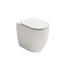 Vaso form filo parete - cm 54x35xh42 - sedile escluso