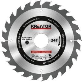 Lama circolare x legno kreator  mm 165x30 denti 24