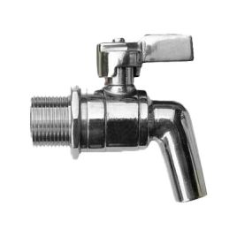 Rubinetto inox a sfera per contenitore 1"