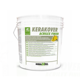 Kerakover acrilex finish 1.2 mm 25kg kerakoll - rivestimento decorativo bianco