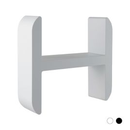 Mensola lettering organizer "h" liquirizia
