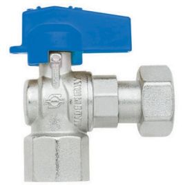 Rubinetto a sfera squadra femmina - dado girevole  femmina 1/2" x 1/2"  dn 10  pn 10