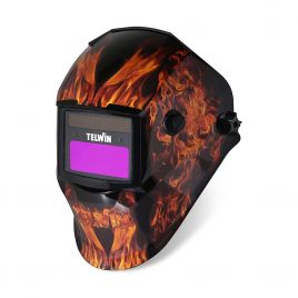 Maschera automatica stream flame per saldatura regolabile