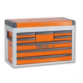 Cassettiera  porta attrezzi beta c23sc-o arancione con 8 cassetti