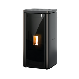 Caldaia a pellet e legna biofire 30 nera ad alta efficienza