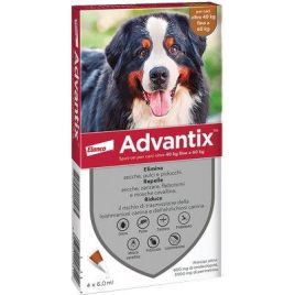 Antiparassitario advantix cani elanco kg 40+ cf=pz 4