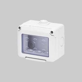 Contenitore da parete per apparecchi ip55 system 3 posti