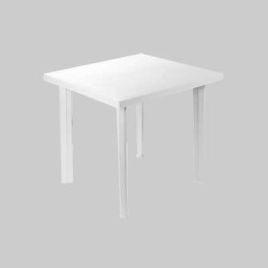 Tavolo componibile rettangolare fiocco cm 80x75x72h - col. bianco