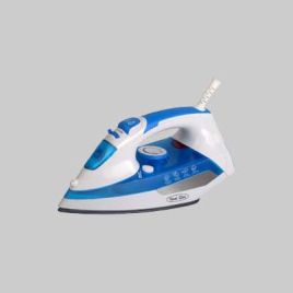 Ferro da stiro a vapore con piastra in ceramica bi203 ideal star 1800-2200 watt