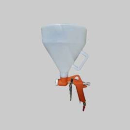 Pistola a spruzzo con tramoggia in plastica 6 lt