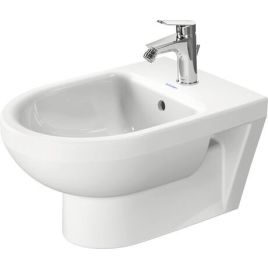 Bidet duravit no.1 sospeso. rubinetteria esclusa