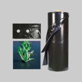 Foglia pacciamatura nera forata h. 1 mt - passo 30 cm - circa 1087 ml conf. da 53 kg