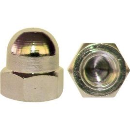 Dado esagonale cieco ottone m  6 cf=pz 100