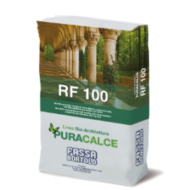 Rf 100 effetto marmorino bianco per esterni ed interni sacco kg. 25 base calce