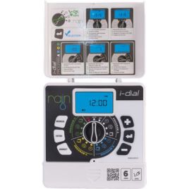 Centralina irrigazione i-dial interno rain zone 6 volt 220/24 trasf esterno