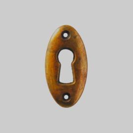 Bocchetta per mobili 8065 18x35 mm - patinato antico