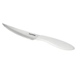 Coltello bistecca presto lunghezza totale 23 cm -  lama 12 cm - bianco 6 pezzi
