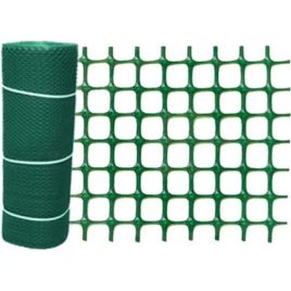 Rete di protezione quadra  1,0x50 mt - colore verde