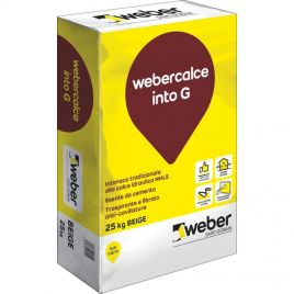 Webercalce into g intonaco beige sacco kg 25