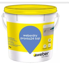 Weberdry pronto 24 top kg.5 grigio impermeabilizzante a base elastomerica