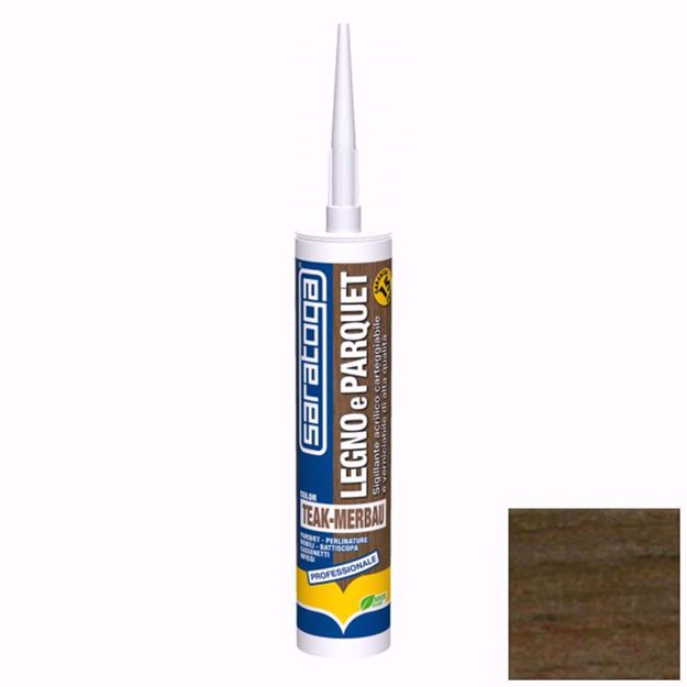 Silicone acrilico legnoparquet teak-merbau ml.310