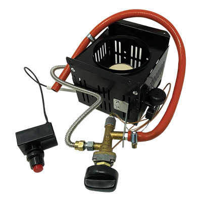 Bruciatore stufa gas round patio domus cm 210